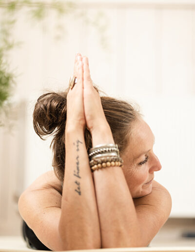 Yoga teacher Nicole Renne