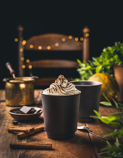 Hot chocolate in an Autumn mood