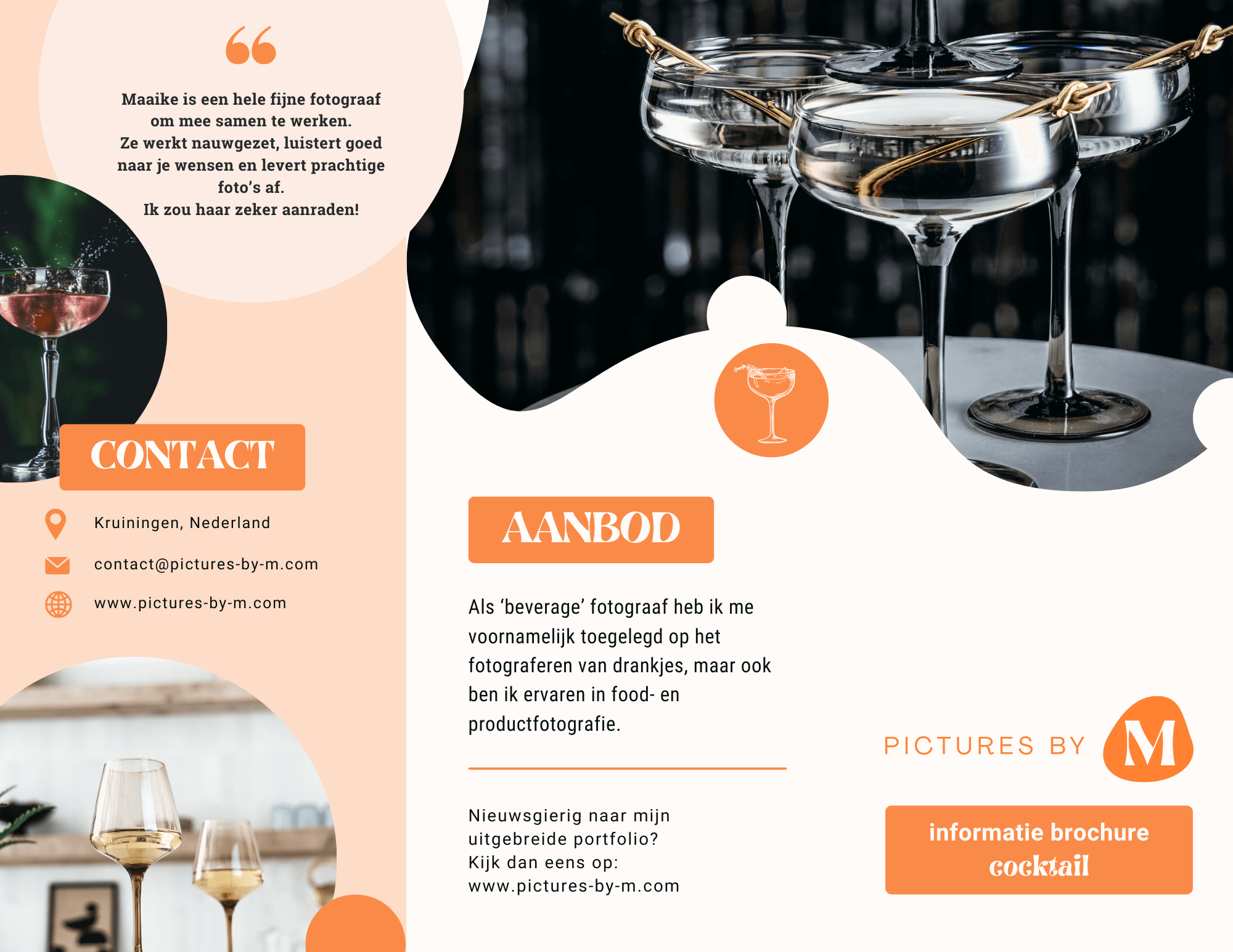 Info brochure drankjes